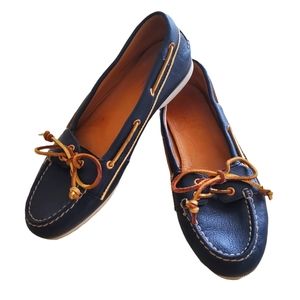 Sperry Top-Sider navy leather loafers
